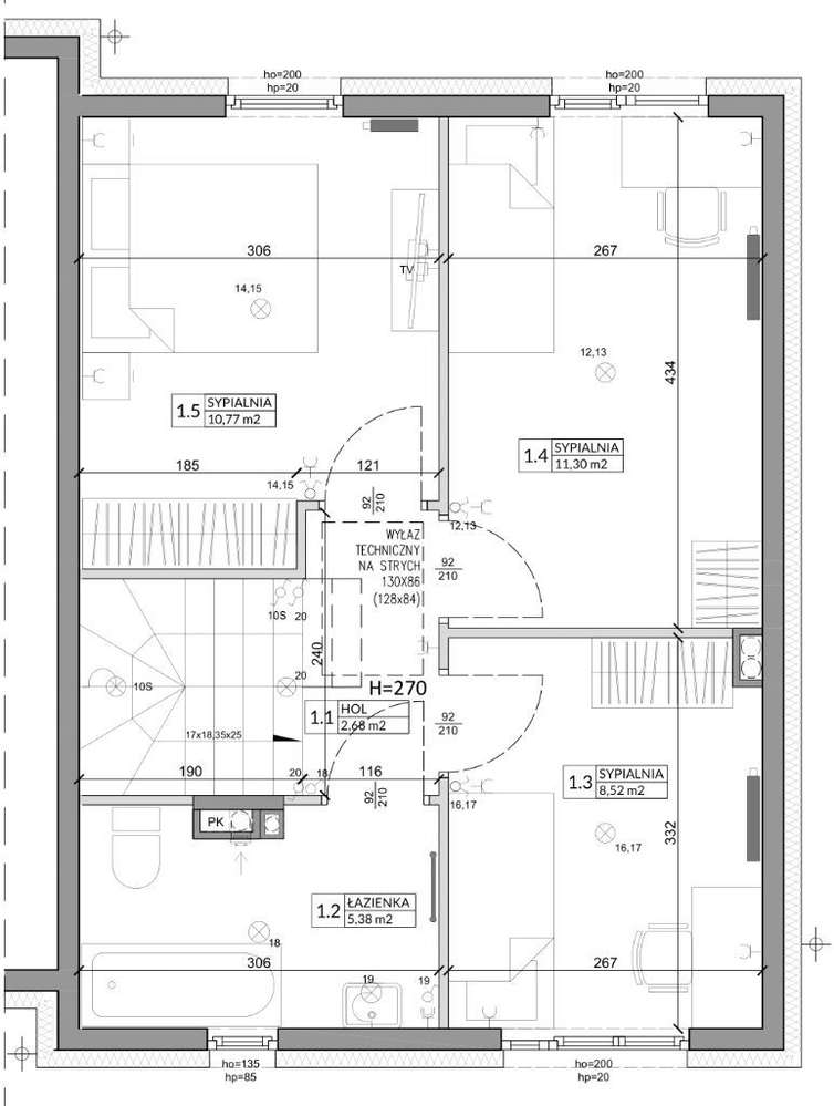Nowy dom 2025 | skandynawski styl | ogród 50 m2 | garaż + m.post.-5