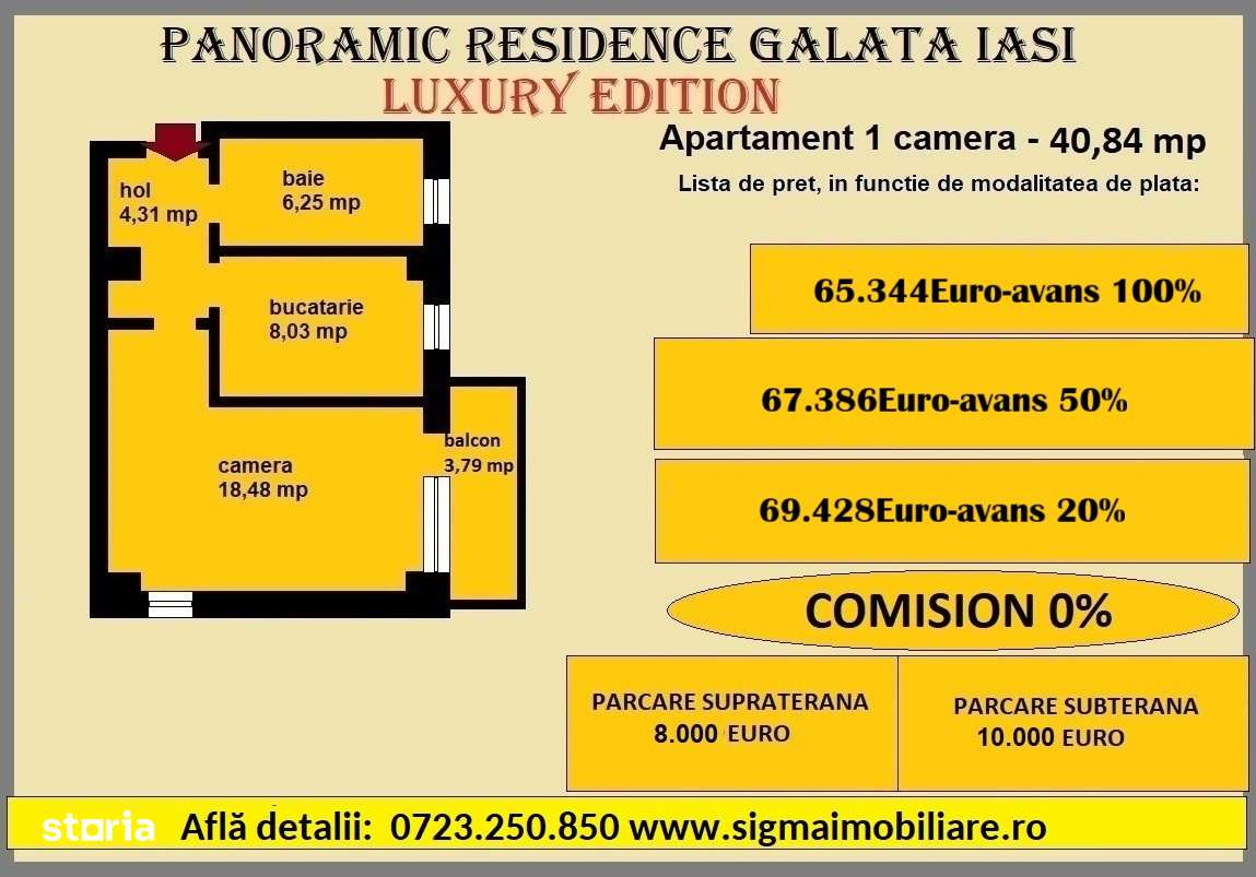 Complex rezidential, apartament 1 camera decomandat, mobilat-6