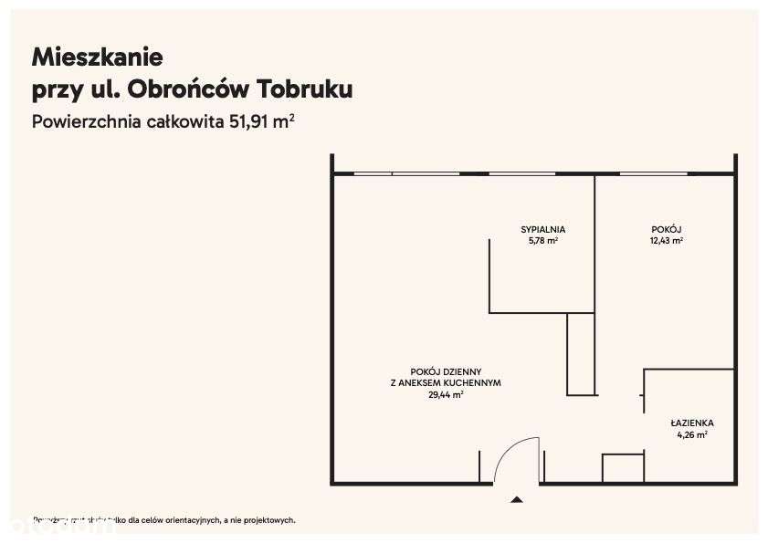 Trzy pokoje przy Forcie Bema z tarasem-16