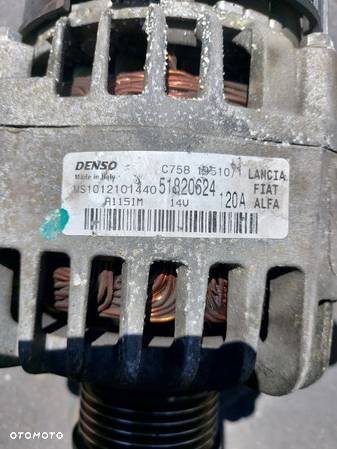 Fiat Alfa Alternator 1.6 Mjet 120A Denso 51820624 - 2