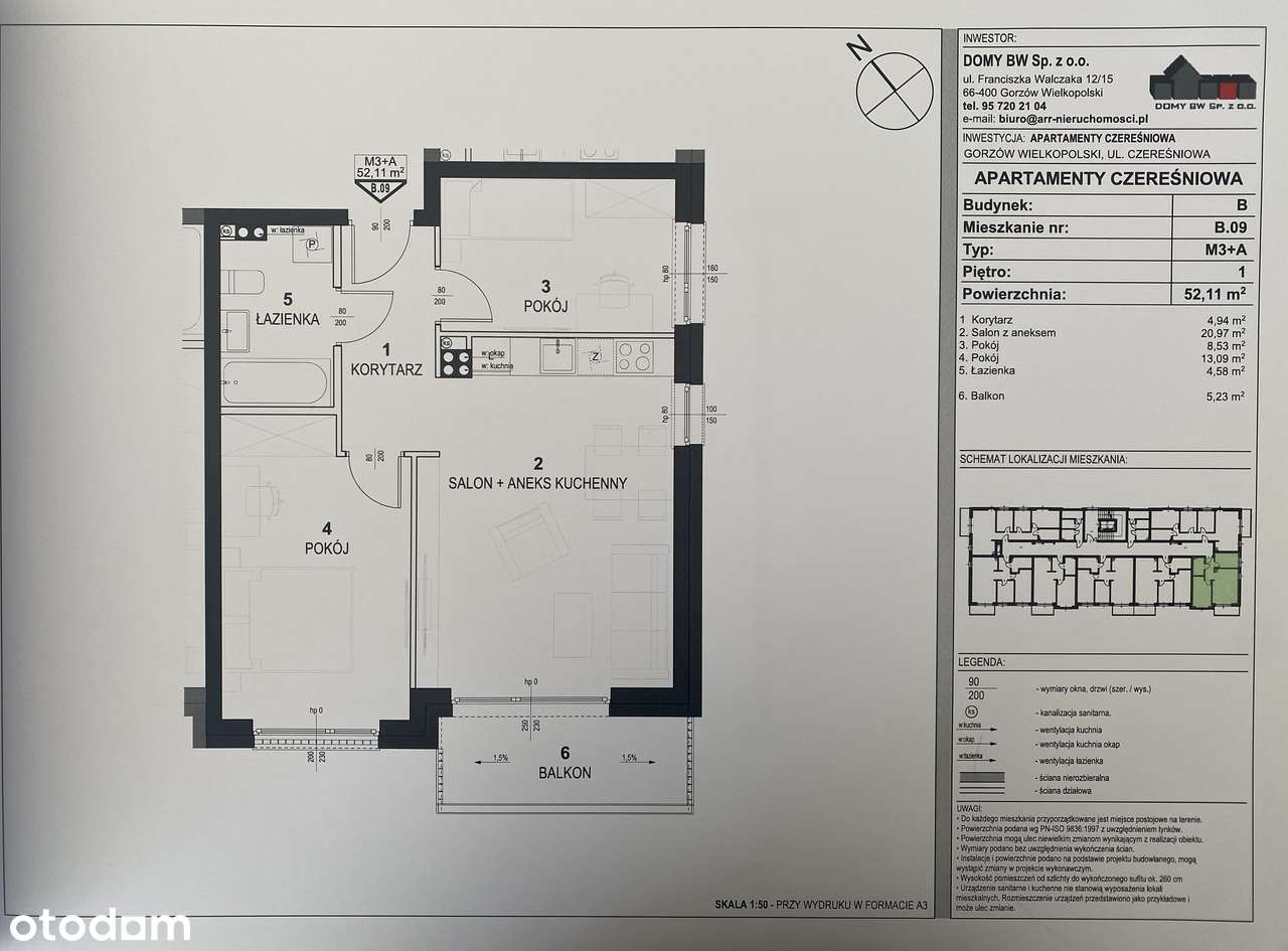 Mieszkanie na sprzedaż - Gorzów Os. Górczyn - Pełny obrazek: 5/16