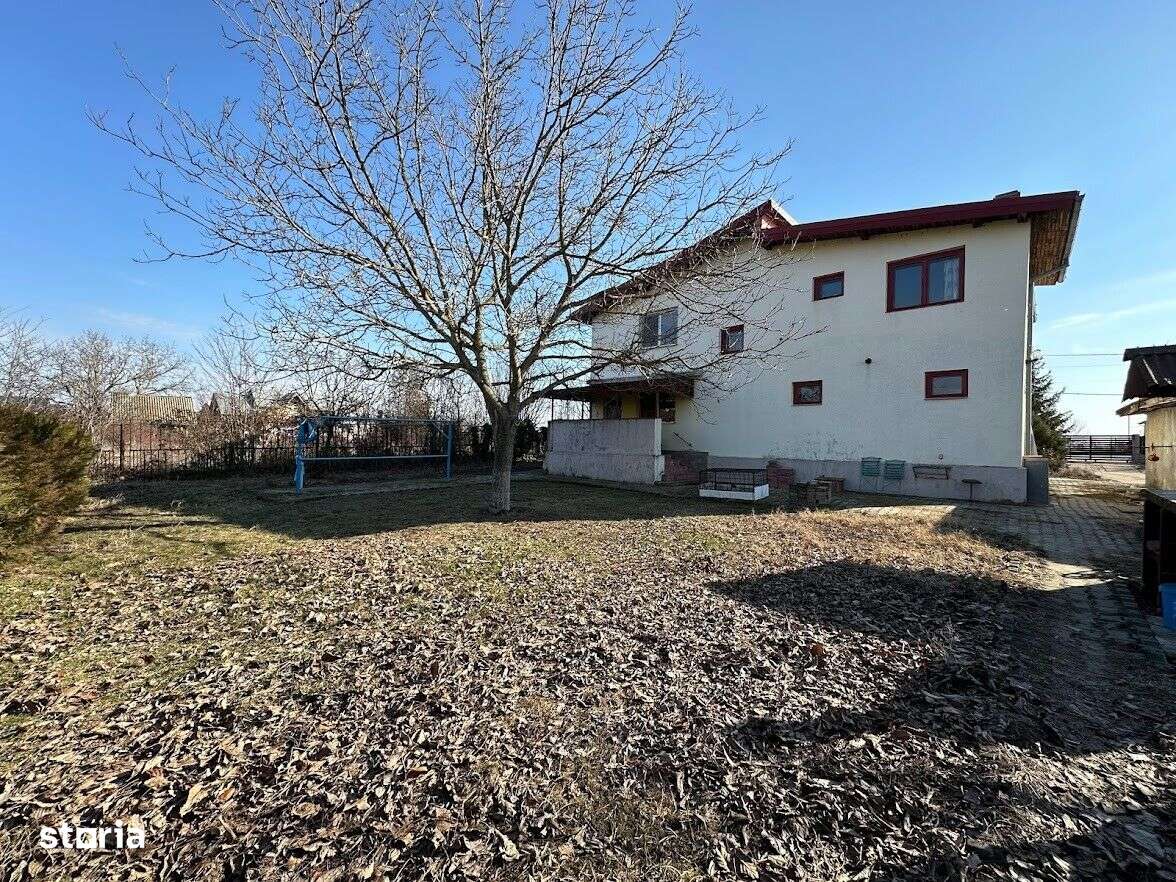 Vila beton P+1 si teren 2000 mp Calugareni-16