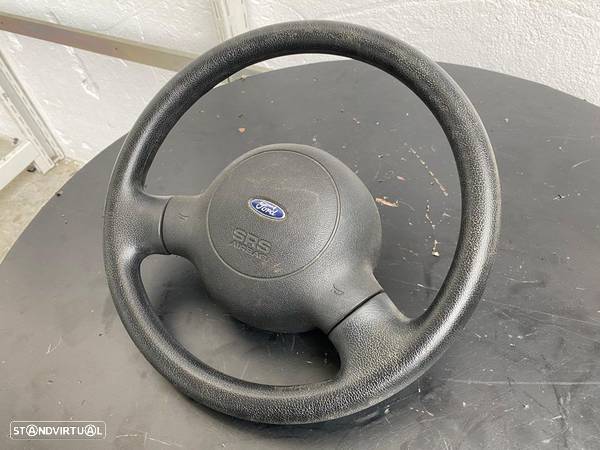 VOLANTE GUIADOR FORD KA PELE AIRBAG ORIGINAL - 3