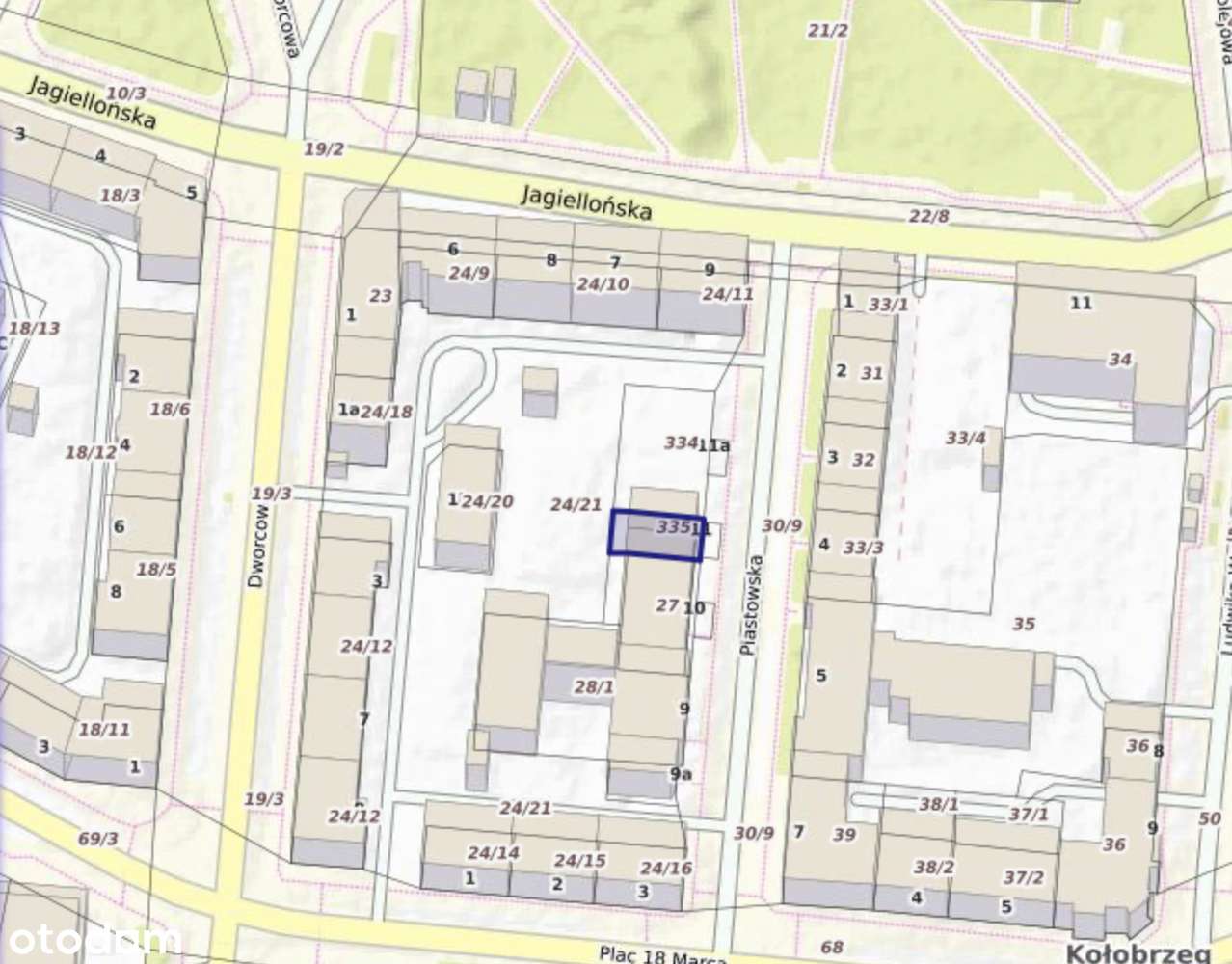 Nieruchomość, Grunt, Działka Kołobrzeg Śródmieście, Centrum - Bez Pośr