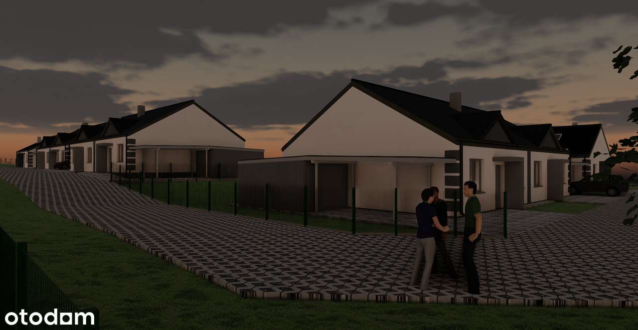 Nowe parterowe domy z pompą, fotowoltaiką, ogrodem-10