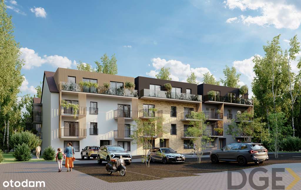 Dwupoziomowe 66 m² | 2 balkony | Bez prowizji