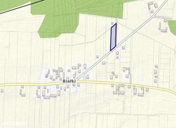 PIĘKNA działka, spokojna okolica, w pobliżu LAS!