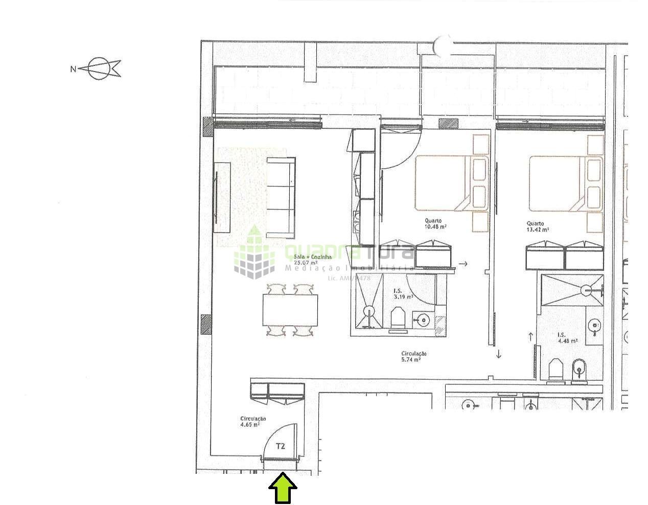 Apartamento T2 | C/ Varanda 16m2 e Lugar de Garagem | Paranhos