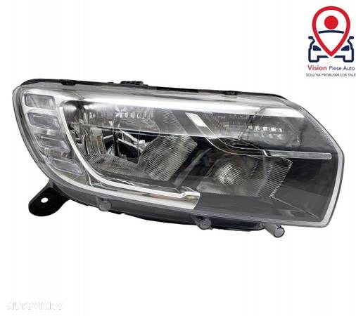 Far Dreapta Halogen H7 Cu Lumina De Zi Led Dacia Logan 2 (facelift) 2017 2018 2019 2020 - 1