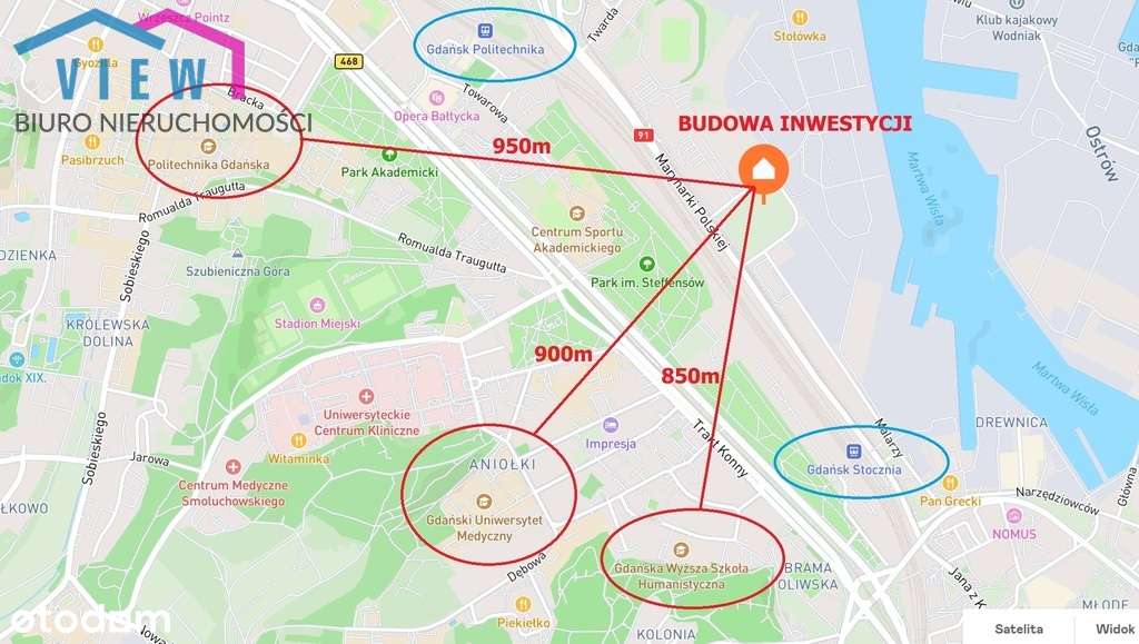 Kawalerka/Wrzeszcz/Obok Politechnika i GUMED - Pełny obrazek: 2/5