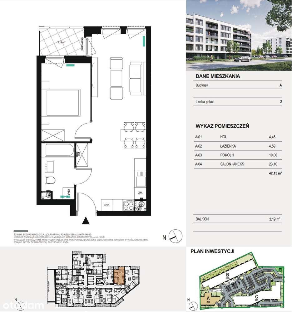 Jasne 2 Pokoje z widokiem na Piątkowo - Odbiór w tym roku - Blisko UAM-3