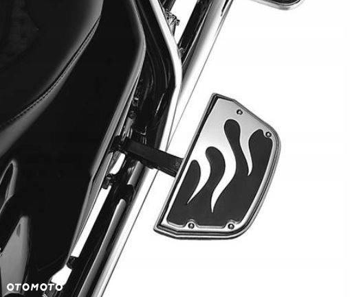 Harley Davidson Softail Podesty Wkłady Kierowcy Fire Flame - 1