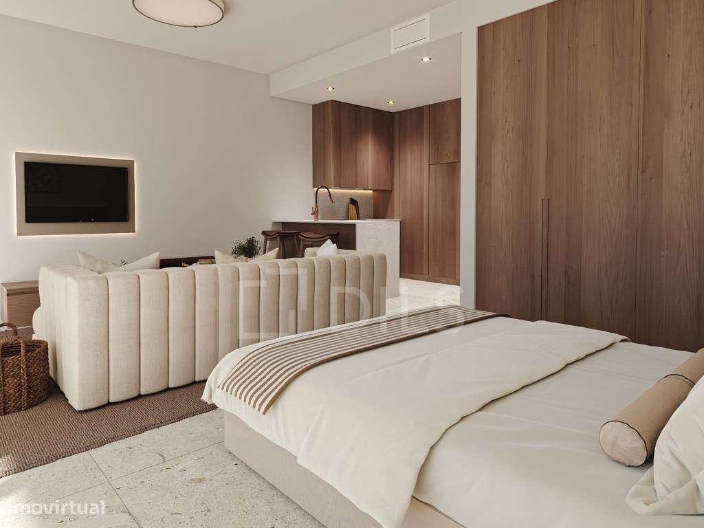 Apartamento T0 com varanda, junto à praia, no Carvoeiro, Algarve - Grande imagem: 4/69