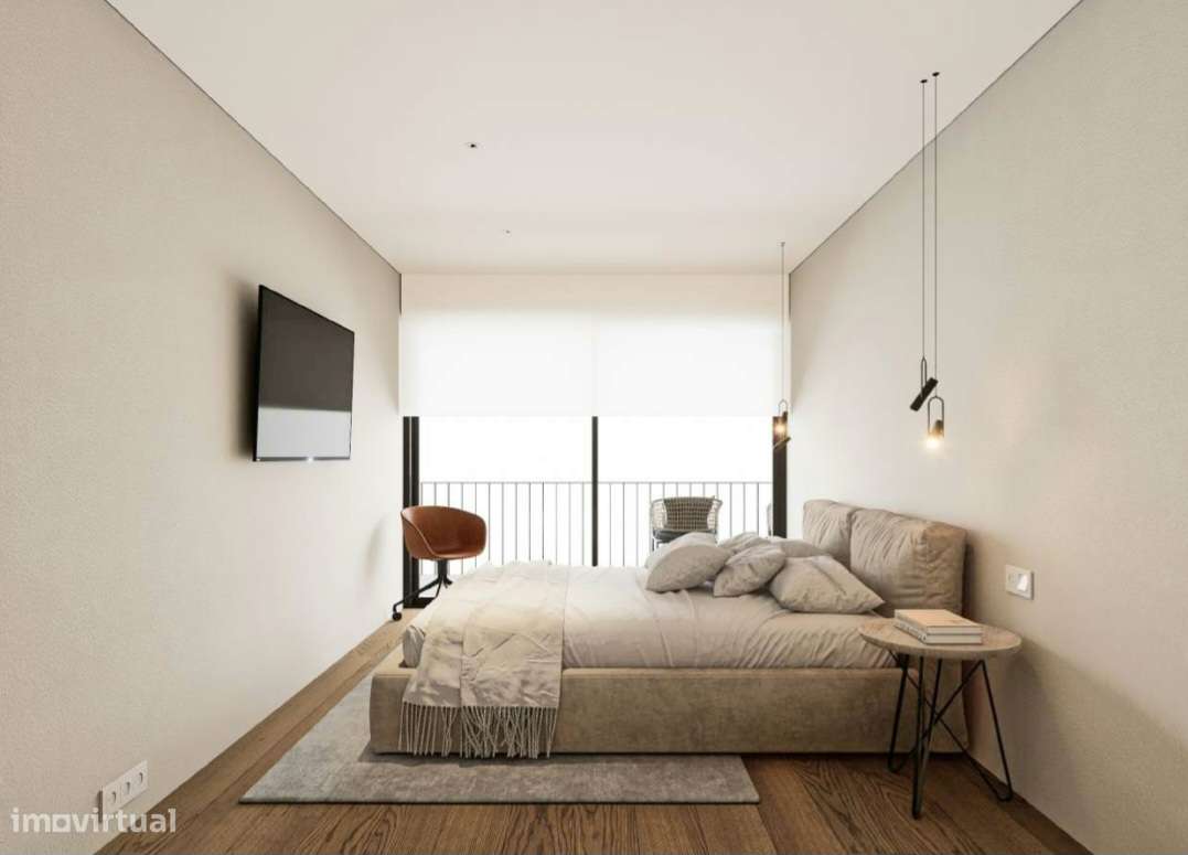 Comprar Excepcional Novo T1, Último piso Alfena Central-6