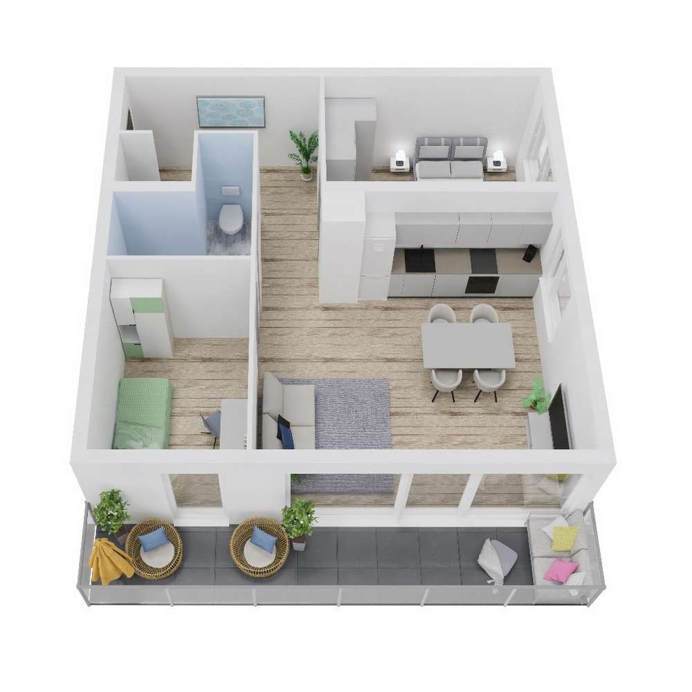 InCity - Apartament 47/M3 - Pełny obrazek: 4/20