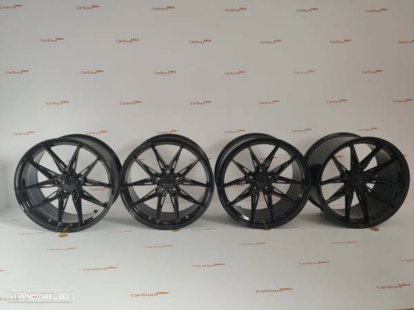 Jantes Haxer HX036 20 x 9 et 25 + 10.5 et 20 5x120 Preto Brilhante - 1