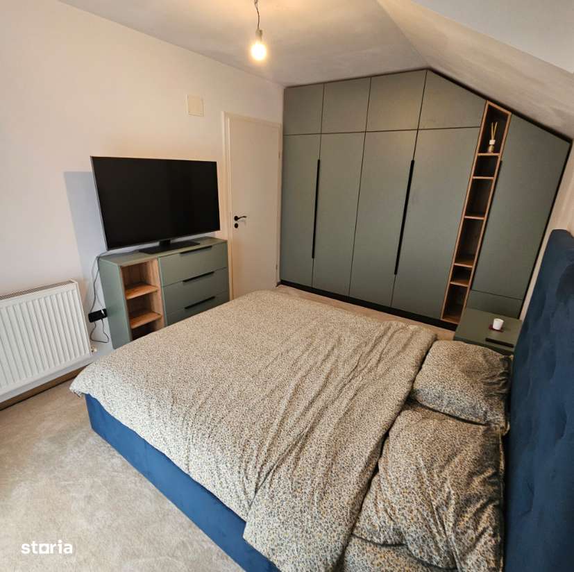 Vanzare casa moderna 4 camere,2 bai mobilata utilata la cheie Sacele - Imagine principală: 4/13