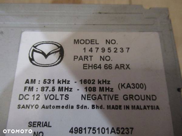 RADIO CD MP3 EH6466ARX MAZDA CX-7 06/12 ROK - 4