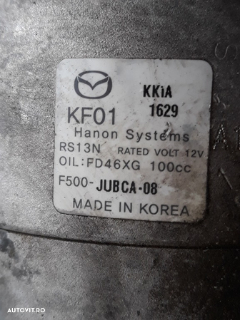 Compresor clima Mazda CX-5 2.2 D F500-JUBCA-08 JUBCA-08 F500 2011 2012 2013 2014 2015 2016 kf01 - 2