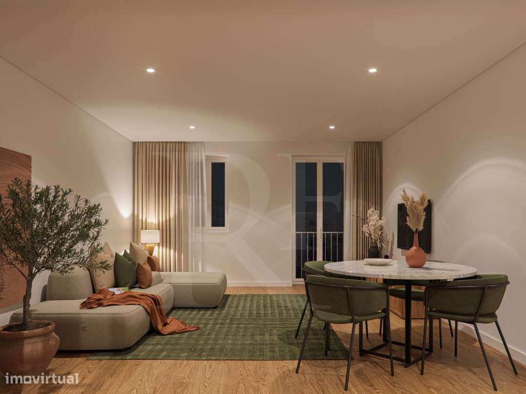 Apartamento T2 com varanda numa das zonas mais desejadas de Lisboa-12