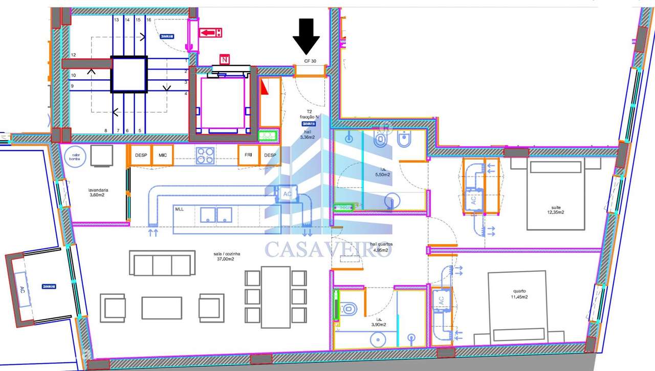 Apartamento T2 Novo com Lugar de Garagem-11