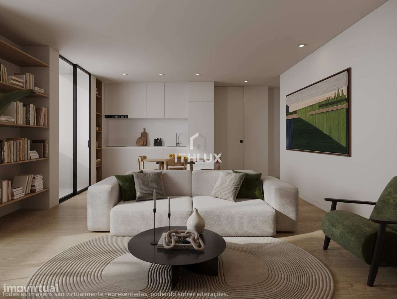 Apartamento T2, nova construção com linhas modernas,  junto ao Polo Un - Grande imagem: 4/13