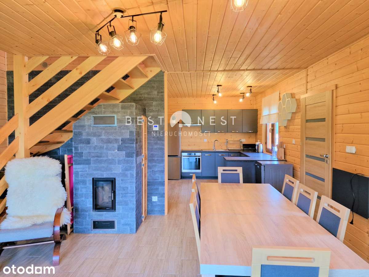 Dom z drewna z dużą, widokową działką Nowa Cena-10