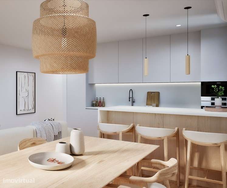 T1 Novo, último piso, com Varanda (5,30m2) e 2 lugares de garagem - Grande imagem: 3/18