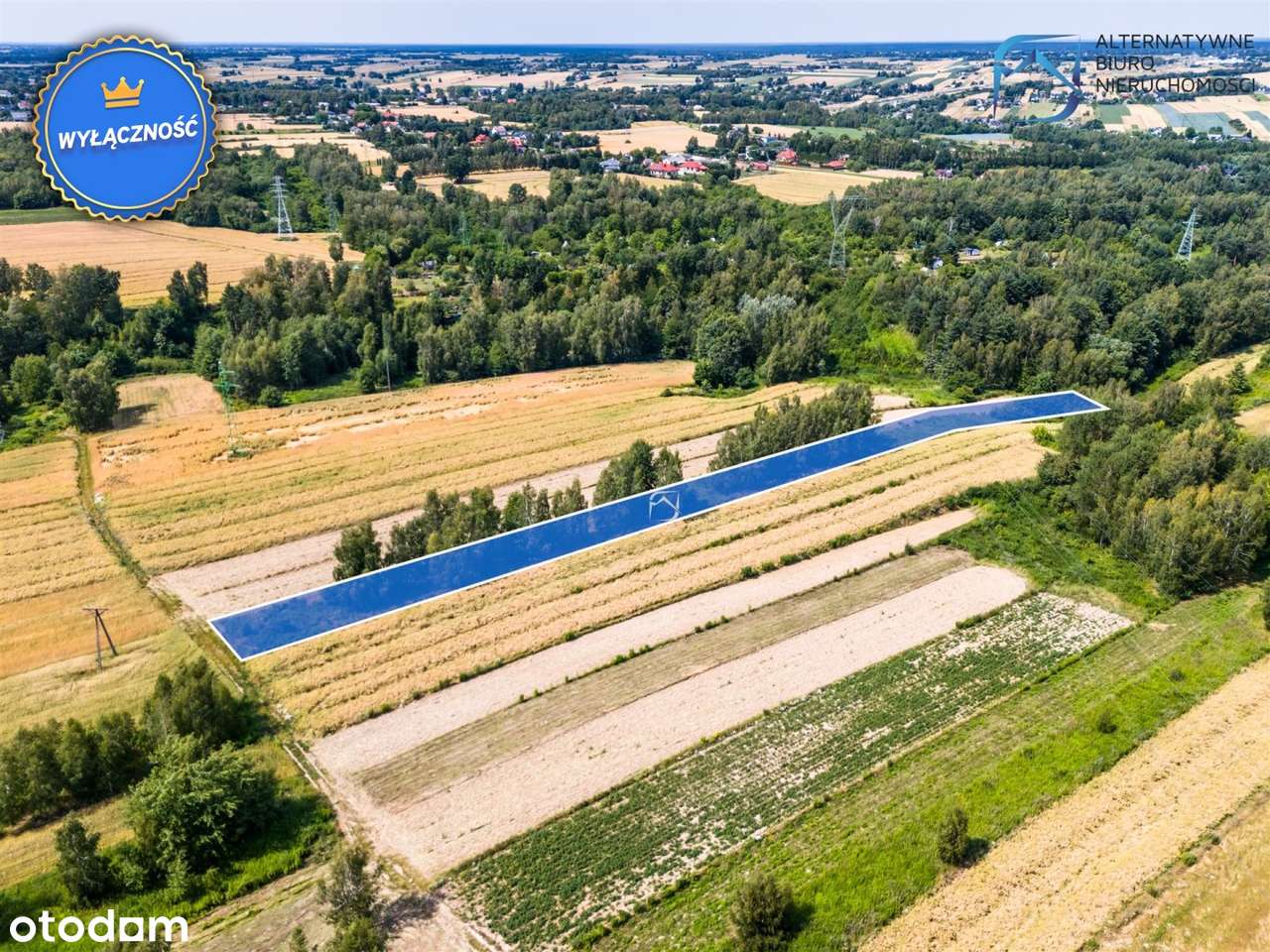 Działka rolna w Łagiewnikach-39 tys. - Pełny obrazek: 3/12