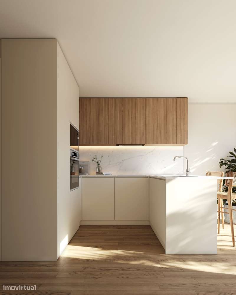 Apartamento T2 com varanda, garagem  junto Linha Metro V N Gaia-9