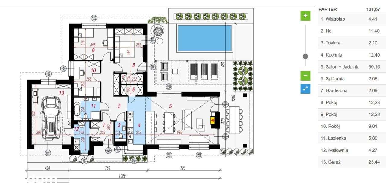 Rozpoczęta budowa domu na sprzedaż w Santocku,-4