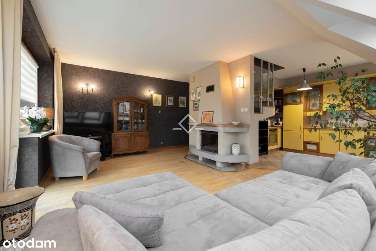 Dwupoziomowe 4 pokoje przy Pkm | Kominek | Las - Pełny obrazek: 5/16