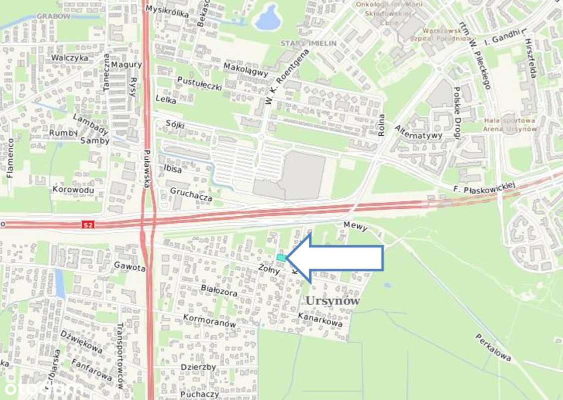 Działka 1021 m² pod dom wolnostojący/bliźniak – Ursynów, Jerzyka-3