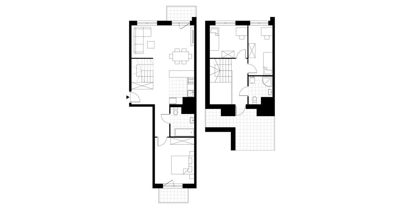 3-pokojowe mieszkanie 85m2 + taras Bez Pośredników - Pełny obrazek: 4/9