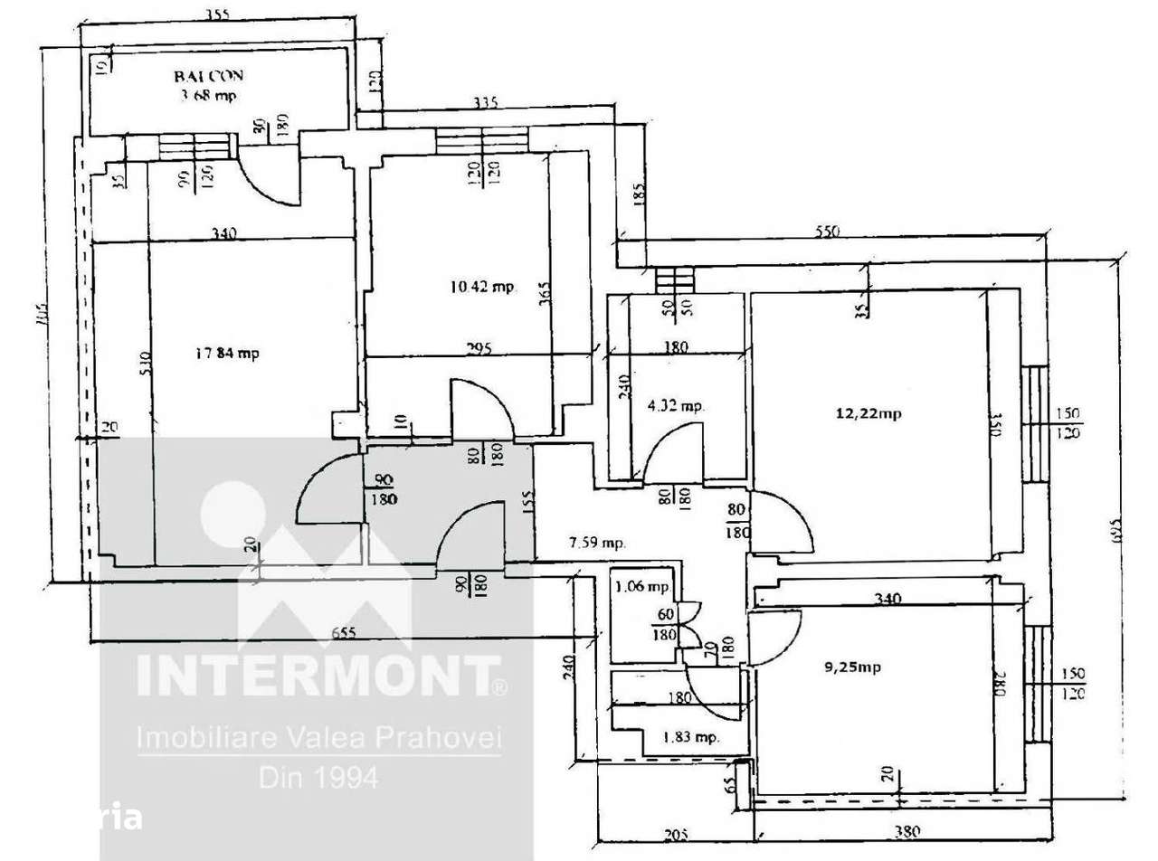 Apartament 3 camere - Etaj 1 - 2 băi - Centrală - Mobilat-9