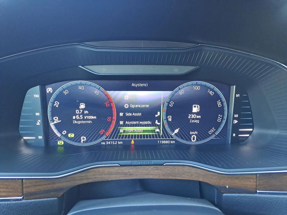 SKODA SUPERB Scout 2.0TDI 200KM 4x4 Grzana kierownica szyba DSG ACC Elek.Fotele HAK