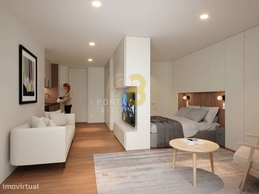 Apartamento T1 com varanda na Senhora da Hora-4