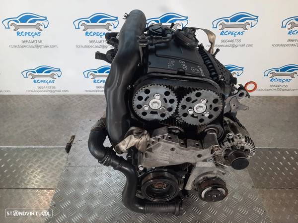 MOTOR COMPLETO 2.0 TDI 16V 140CV BKD SEAT LEON TOLEDO ALTEA AUDI A3 8P VW VOLKSWAGEN GOLF TOURAN JETTA SKODA OCTAVIA MOTOR ARRANQUE ALTERNADOR BIMASSA COMPRESSOR EMBRAIAGEM BOMBA DIRECAO INJETORES - 10