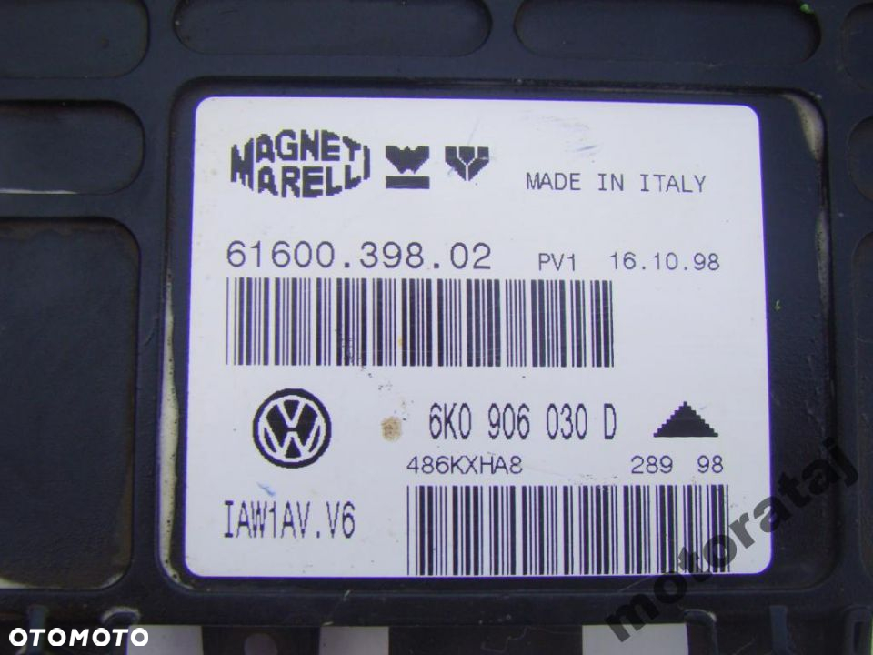 KOMPUTER STEROWNIK VW SEAT 6K0906030D IAW1AV.V6 - 2