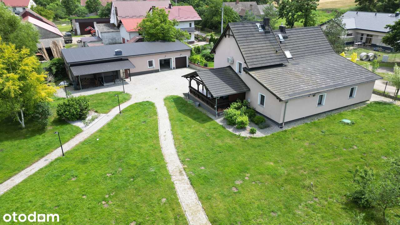 Enklawa pod Opolem | Dom po remoncie, prywatny staw i 1,18 ha