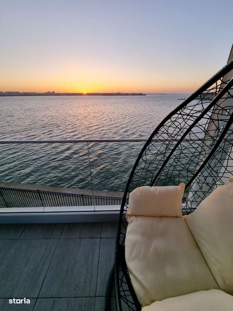 MAMAIA-LAKE ONE 2 CAMERE MOBILAT, UTILAT, VEDERE FRONTALA SPRE LAC - Imagine principală: 5/19