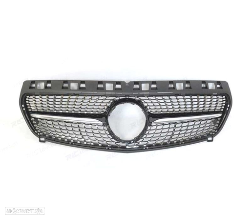 GRELHA FRONTAL LOOK DIAMOND PARA MERCEDES CLASSE A W176 12-15 - 2