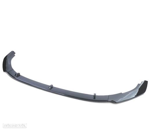 SPOILER LIP FRONTAL PARA VOLKSWAGEN VW GOLF 6 GTI 09-13 PRETO BRILHANTE - 4