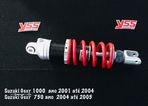 amortecedor traseiro para suzuki gsxr 600 / 750 / 1000  ano 2001 ate 2005  suspensão yss topo de gama - 1