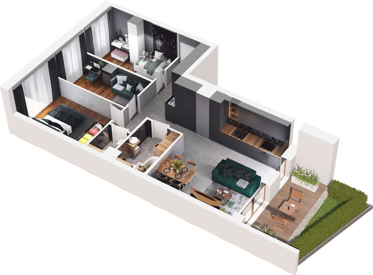 Mahonia Premium | mieszkanie 4-pok. | 29 - Pełny obrazek: 3/8