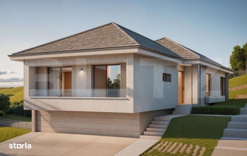 Casa de vanzare,  4 camere, 95 mp, panouri solare,teren 500 mp, - Imagine principală: 5/7