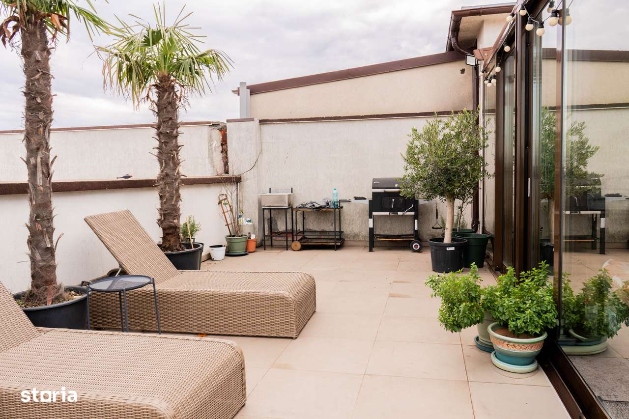 EXCLUSIVITATE-PENTHOUSE  KM5  92 mp + TERASĂ 80 mp  Bloc Nou-0