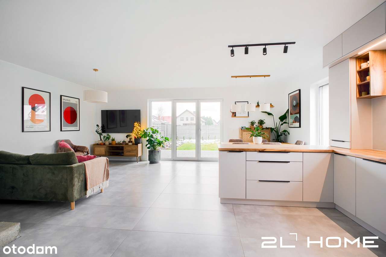 NOWOCZESNY bliźniak w Śmiglu | 5 POKOI | 121,68m2 | OGRÓD | GARAŻ | - Pełny obrazek: 5/19