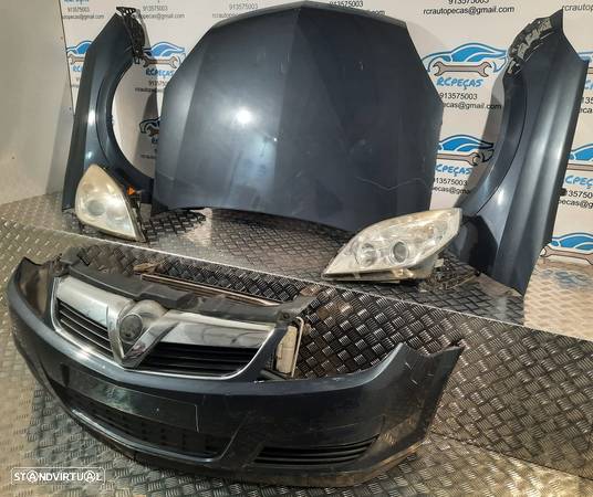 FRENTE COMPLETA OPEL VECTRA C Z02 FASE II 2 FACELIFT SIGNUM Z03 CAPOT PARACHOQUES GUARDA-LAMAS OTICAS RADIADOR VENTILADOR FRENTE FIBRA REFORÇO - 2