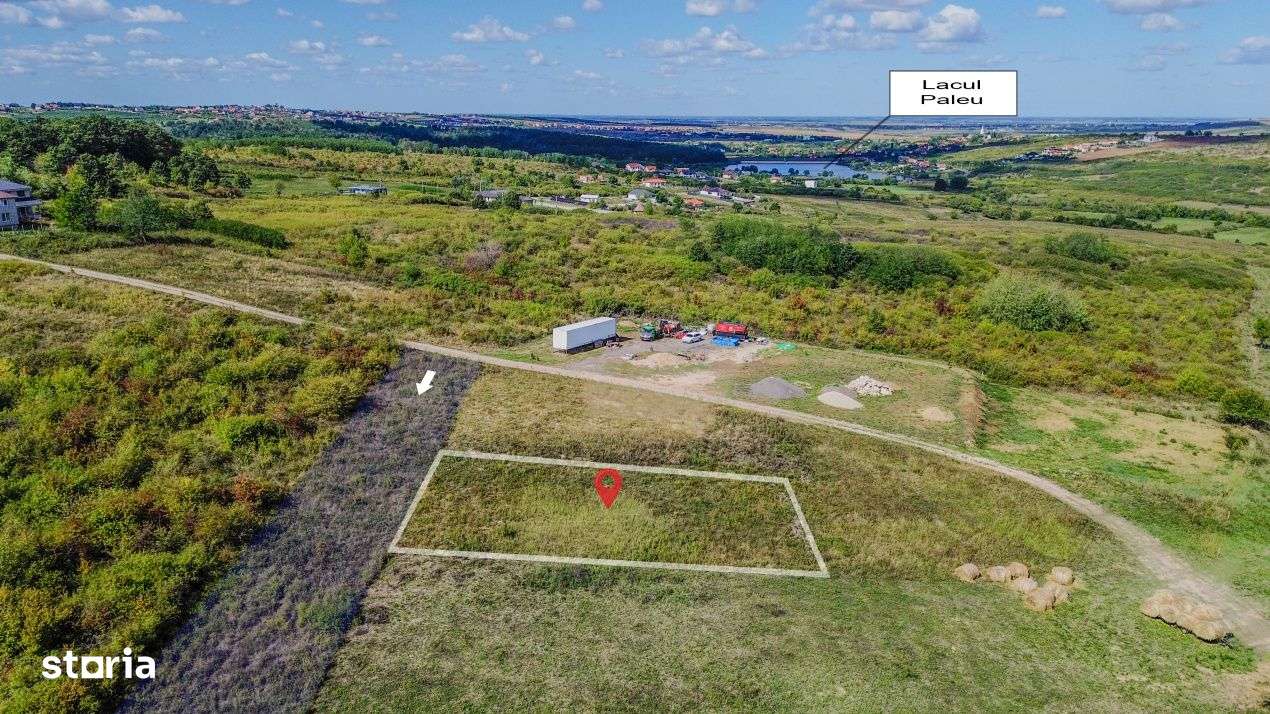 Teren intravilan de vanzare – 902 mp, Paleu, Bihor | PUZ aprobat - Imagine principală: 2/10